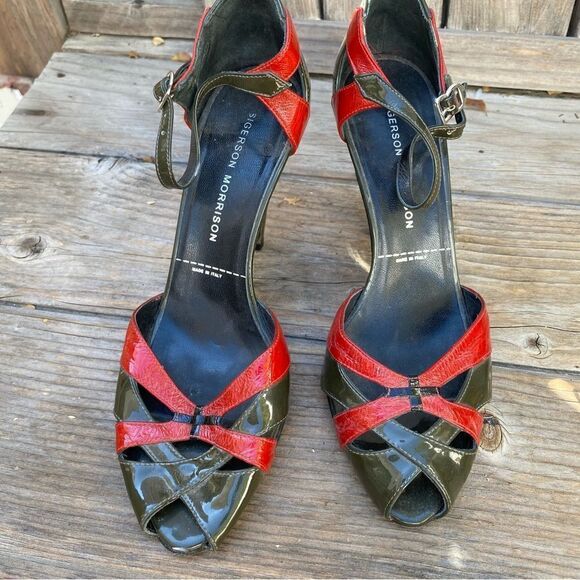Sigerson Morrison patent leather high heel sandals size 7 - Picture 3 of 13